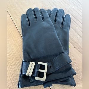 ALL SAINTS LEATHER BELTED GLOVES